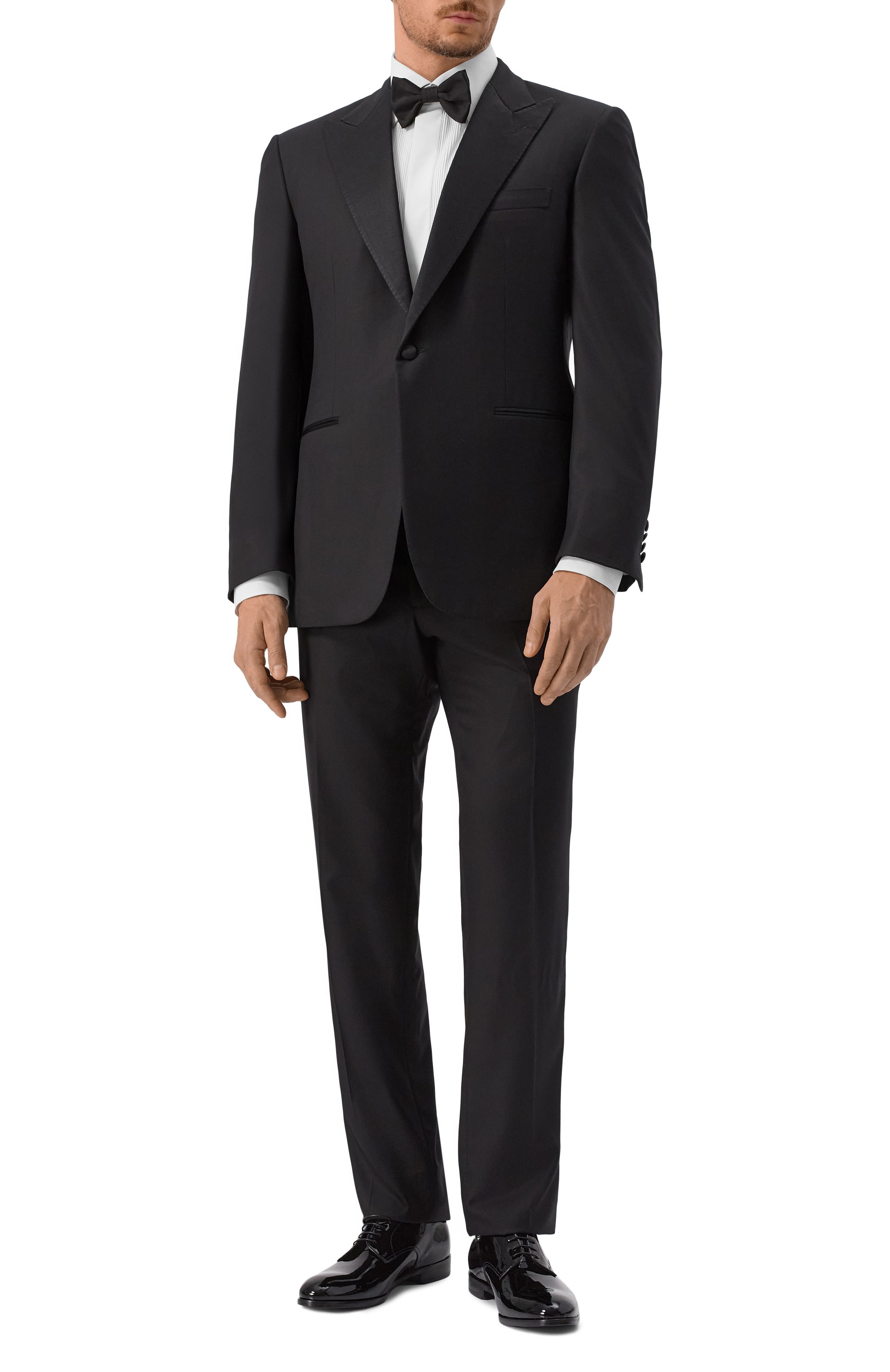 Шерстяной смокинг STEFANO RICCI, арт. M2SF43122B/HB, фото 1