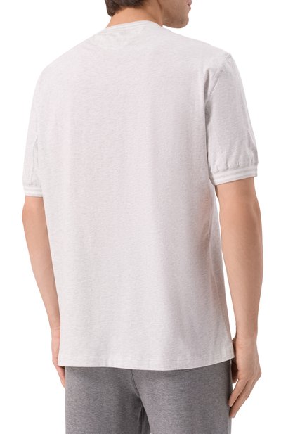 Хлопковая футболка BRUNELLO CUCINELLI, арт. M0B131386T, фото 4