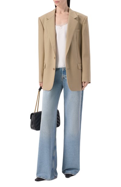 Жакет из шерсти и шелка SAINT LAURENT, арт. 858458/Y7K11, фото 2