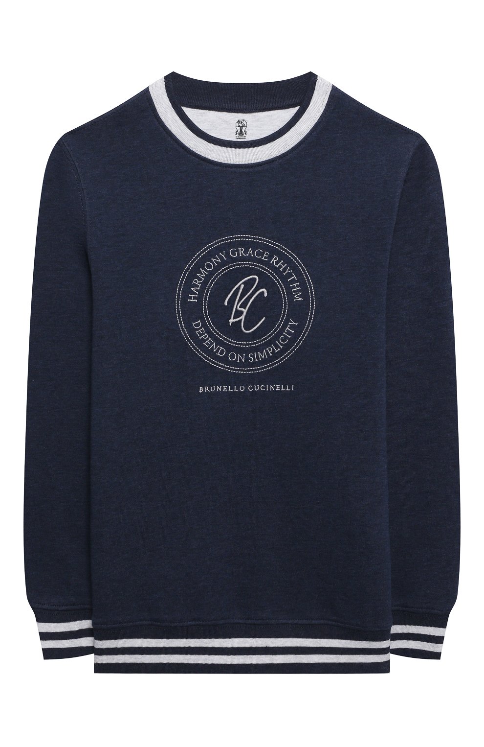 Хлопковый свитшот BRUNELLO CUCINELLI, арт. BD874E162B, фото 1