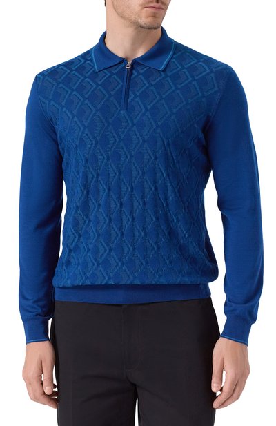 Поло из шерсти и шелка STEFANO RICCI, арт. KE08018P30/E25476, фото 3