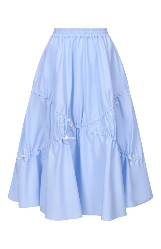 Хлопковая юбка Moschino A0106/0531 Голубой A0106/0531