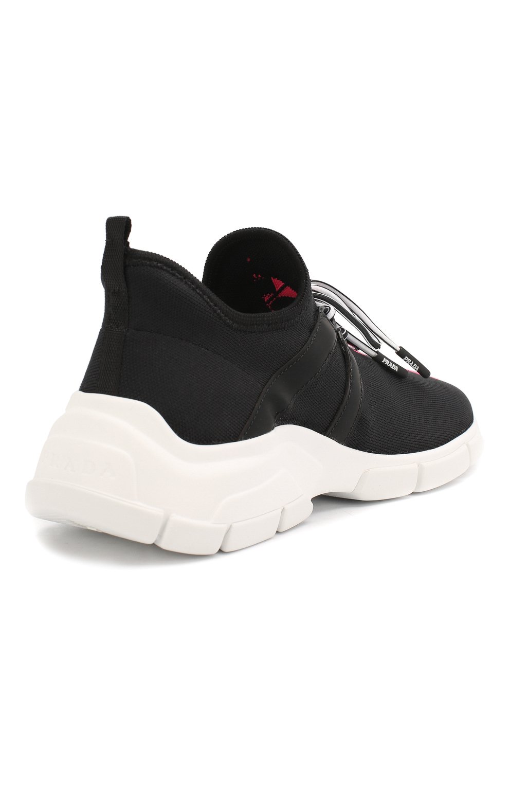 Текстильные кроссовки PRADA, арт. 1E344L-3V98-F0JNG-15, фото 3