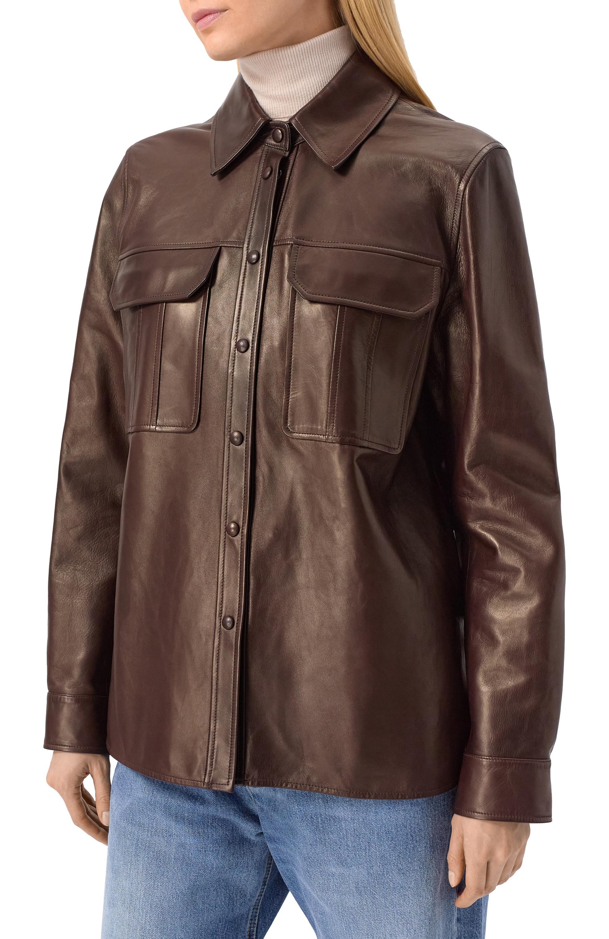 Кожаная рубашка MVST, арт. ZBGM-Y101-1/Z2764-2, фото 3