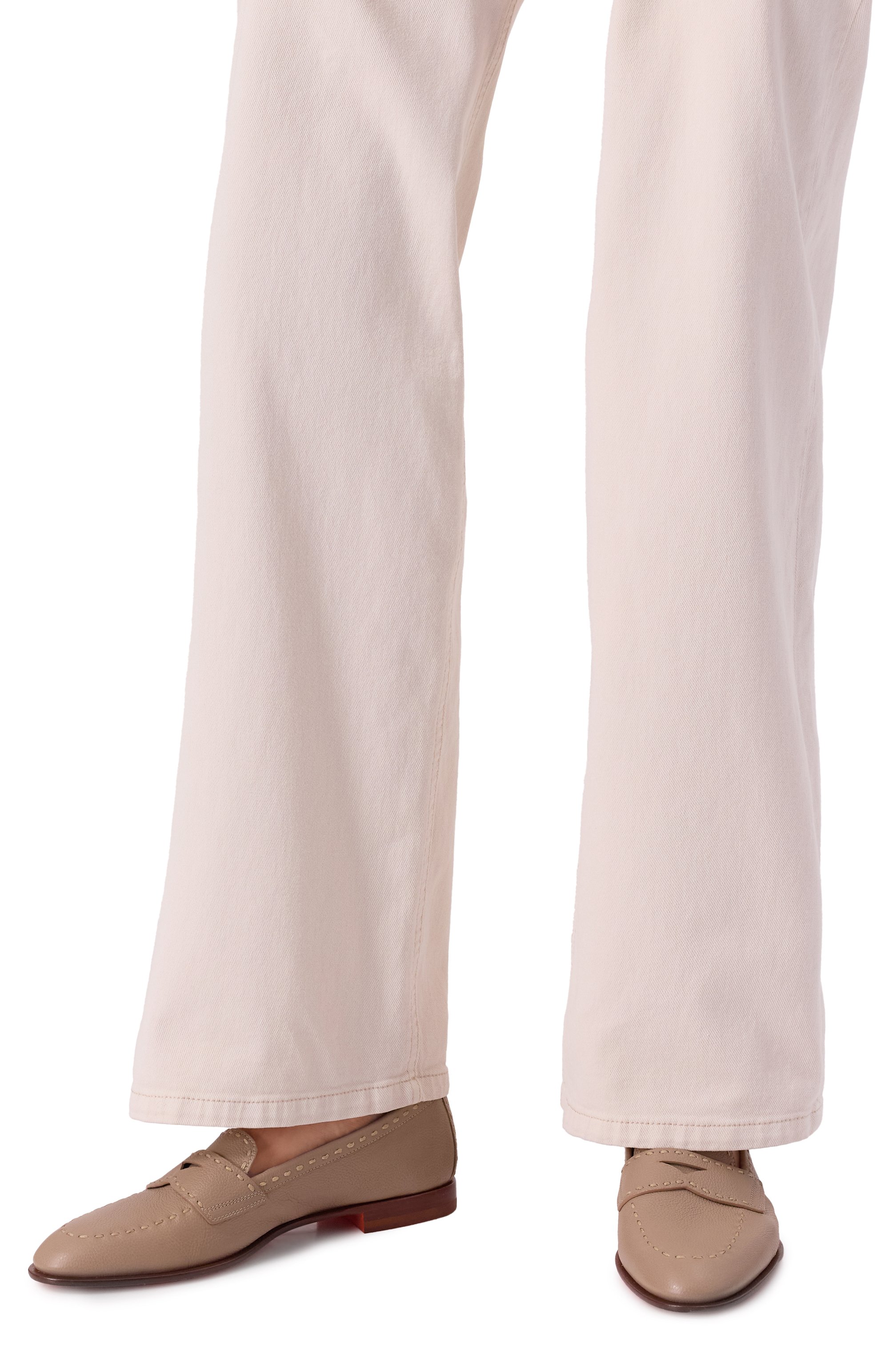 Кожаные пенни-лоферы SANTONI, арт. WUSG71437HAFSWKA, фото 3