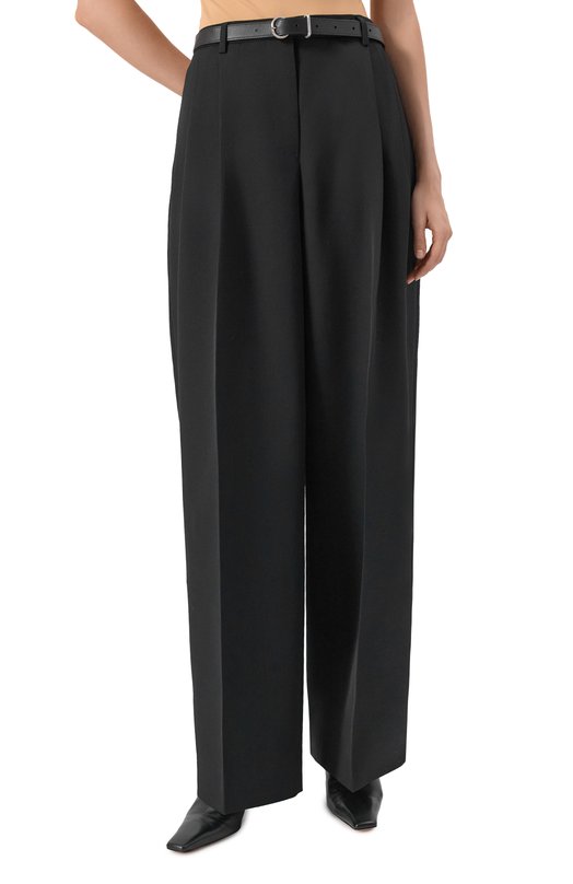 Шерстяные брюки Jil Sander J02KA0196/J40002 Чёрный  J02KA0196/J40002 Фото 3