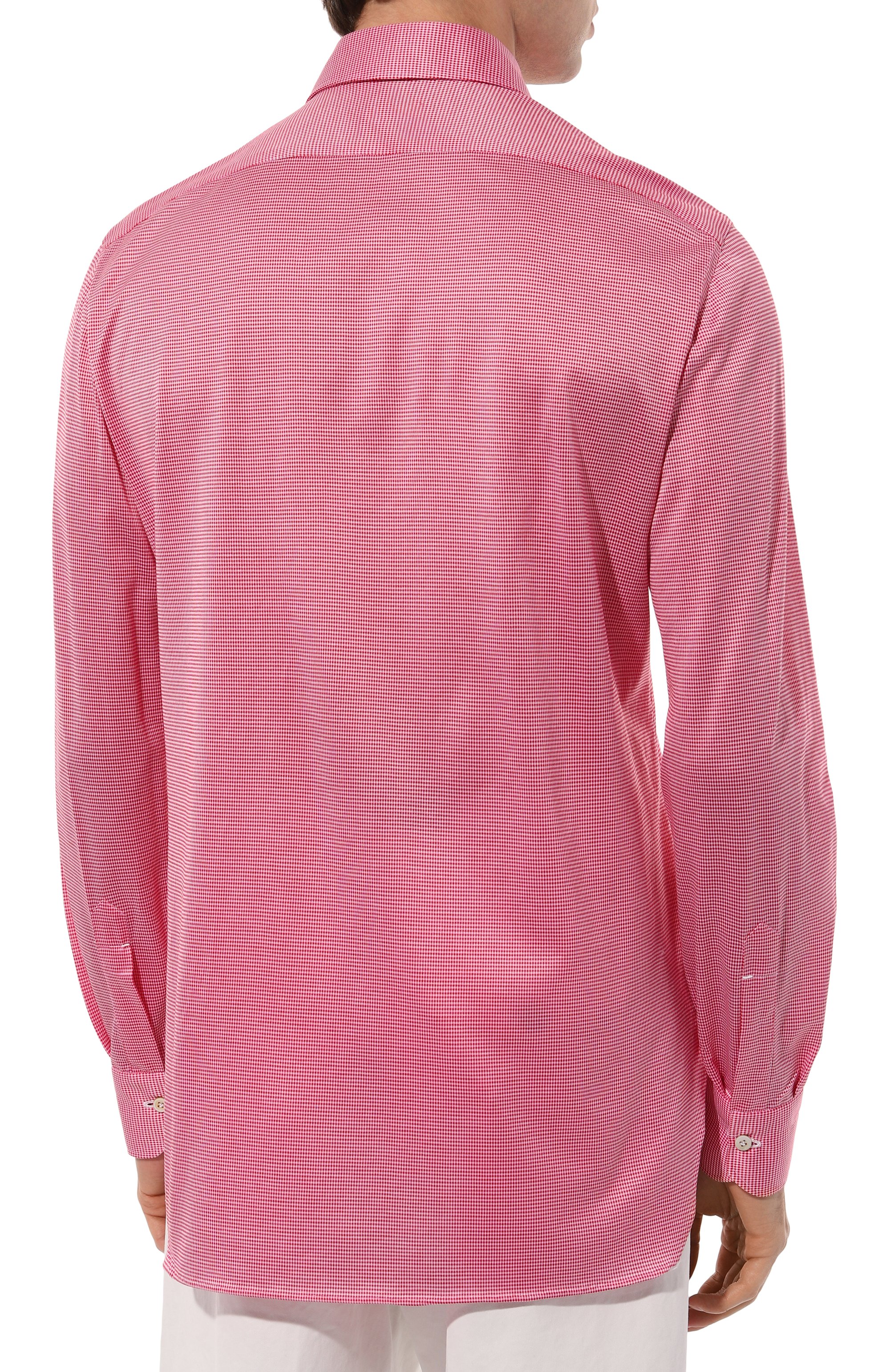 Хлопковая рубашка KITON, арт. UCIH06380, фото 4