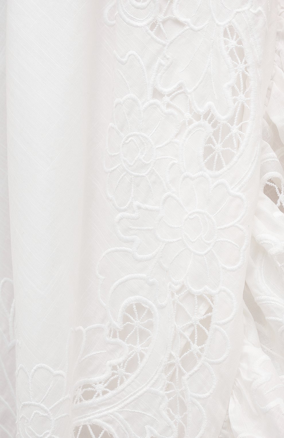 Хлопковая юбка ZIMMERMANN белого цвета по цене 89000 руб., арт. 9881SLLU, фото 5 Хлопковая юбка ZIMMERMANN, арт. 9881SLLU, фото 5