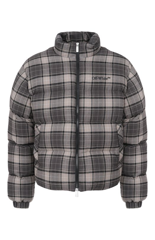 Пуховик Off-White 0MED065F25FAB001 Серый 0MED065F25FAB001