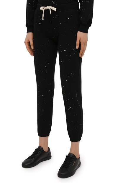 Хлопковые джоггеры ELECTRIC AND ROSE черного цвета по цене 18200 руб., арт. LFBT20-GALAXY, фото 3 Хлопковые джоггеры ELECTRIC AND ROSE, арт. LFBT20-GALAXY, фото 3