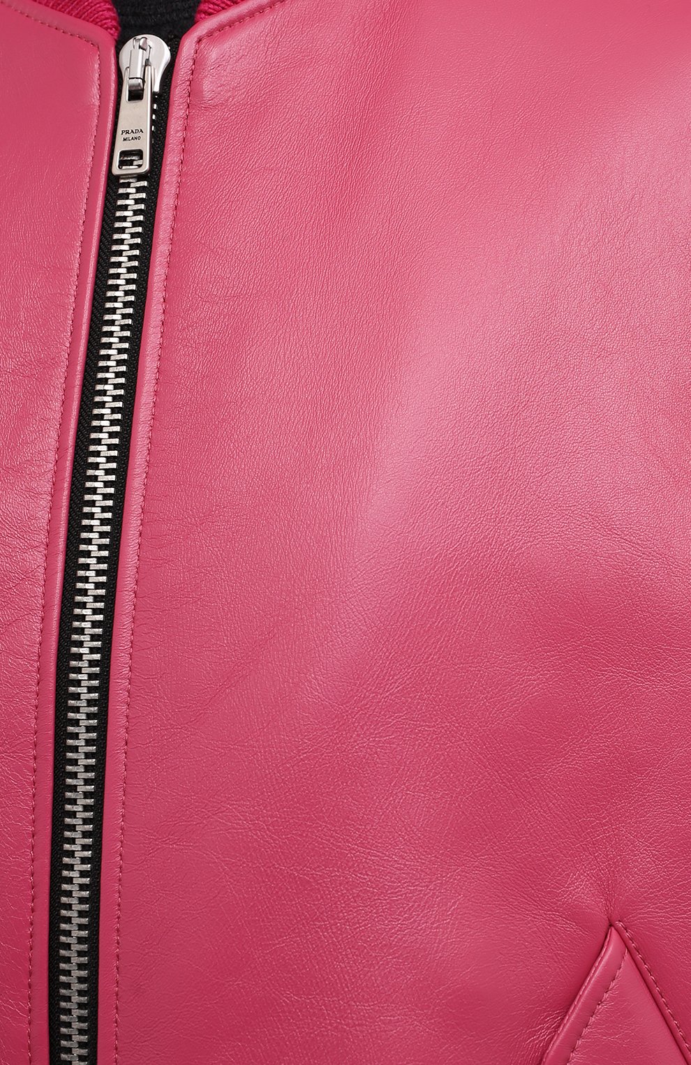 Кожаный бомбер PRADA, арт. 58A079-1ZFE-F01BK, фото 5