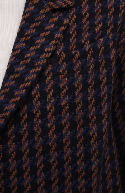 Кашемировое пальто KITON синего цвета по цене 666500 руб., арт. D52610K0580A, фото 5 Кашемировое пальто KITON, арт. D52610K0580A, фото 5