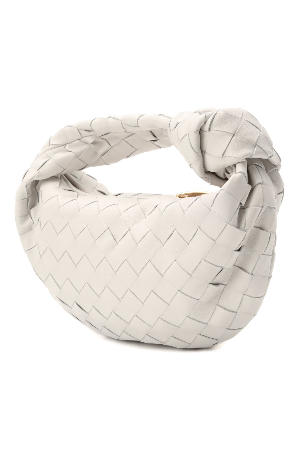 Сумка jodie mini BOTTEGA VENETA белого цвета по цене 363000 руб., арт. 651876/VCPP5, фото 4 Сумка jodie mini BOTTEGA VENETA, арт. 651876/VCPP5, фото 4
