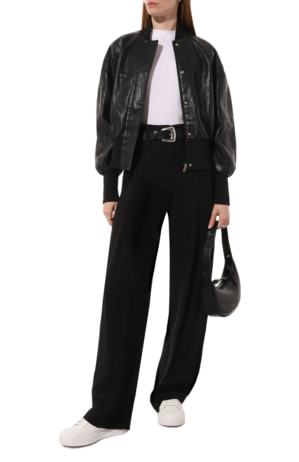 Бомбер из экокожи PATRIZIA PEPE, арт. 8O0060_E027, фото 2