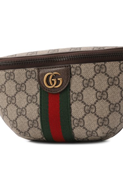 Поясная сумка ophidia small GUCCI бежевого цвета по цене 171500 руб., арт. 839106/FAE0F, фото 5 Поясная сумка ophidia small GUCCI, арт. 839106/FAE0F, фото 5