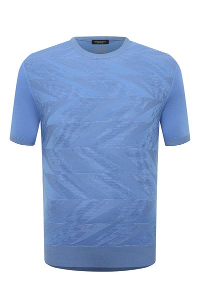 Мужской джемпер из хлопка и шелка STEFANO RICCI, арт. K616324G10/F23237