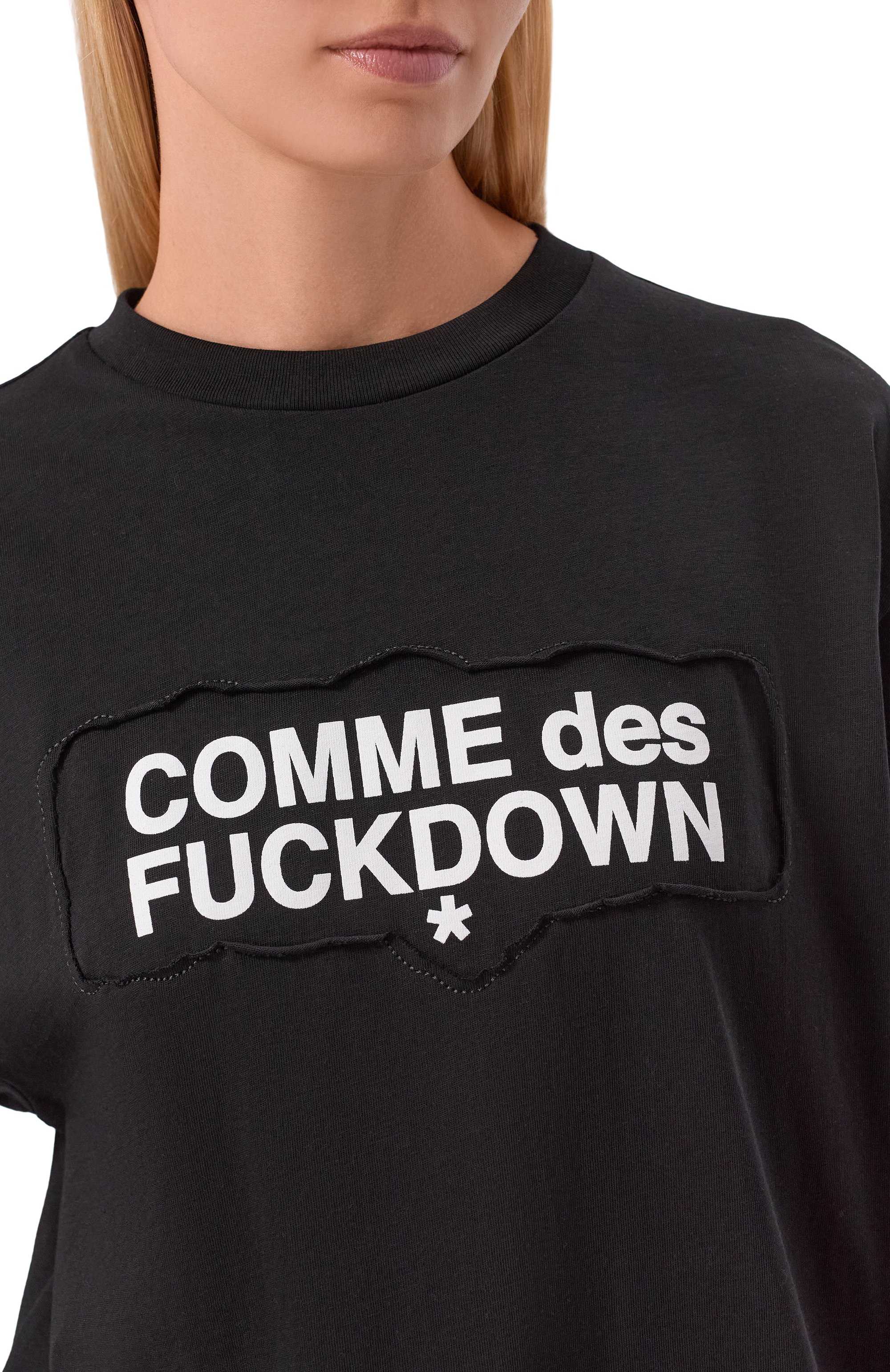 Хлопковая футболка COMME DES FUCKDOWN, арт. CFABW01667, фото 5