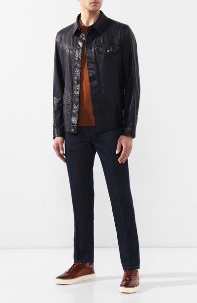 Кожаная куртка ZEGNA, арт. VS066/ZZ921, фото 2