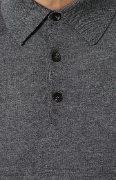 Шерстяное поло с длинными рукавами ZEGNA, арт. URM00/132, фото 5