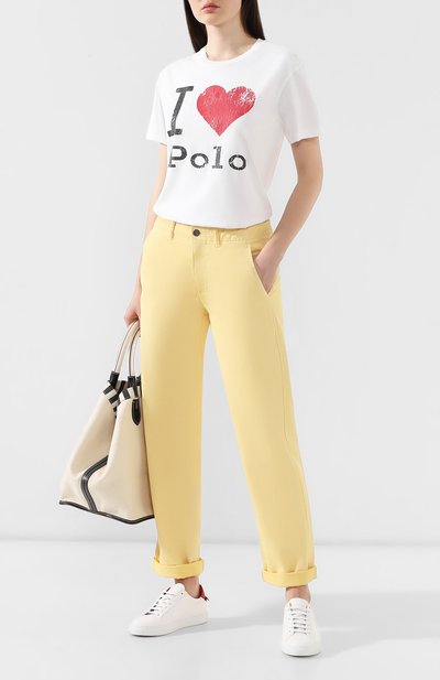 Хлопковая футболка POLO RALPH LAUREN, арт. 211752366, фото 2