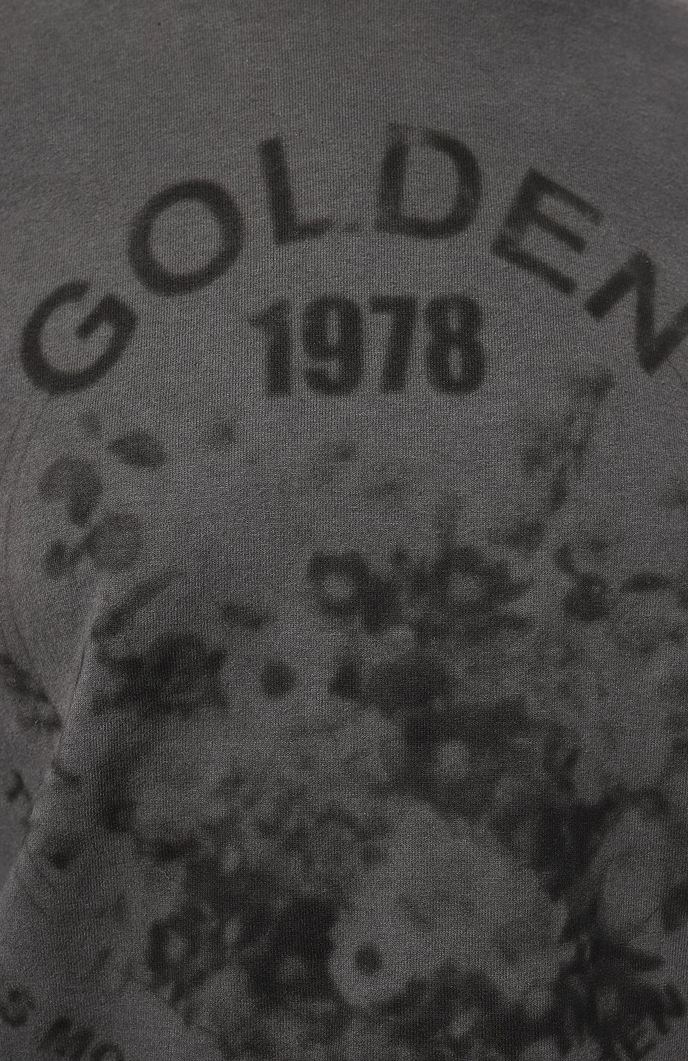 Хлопковый пуловер GOLDEN GOOSE DELUXE BRAND темно-серого цвета по цене 24750 руб., арт. GWP01419.P001223, фото 5 Хлопковый пуловер GOLDEN GOOSE DELUXE BRAND, арт. GWP01419.P001223, фото 5