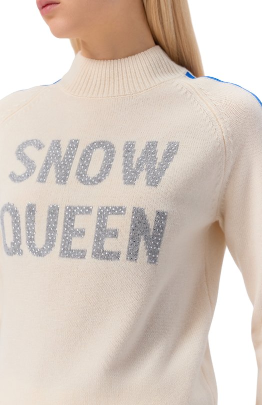 Пуловер из шерсти и вискозы MC2 Saint Barth PEA0001-04091I/PEAK Кремовый  PEA0001-04091I/PEAK Фото 5