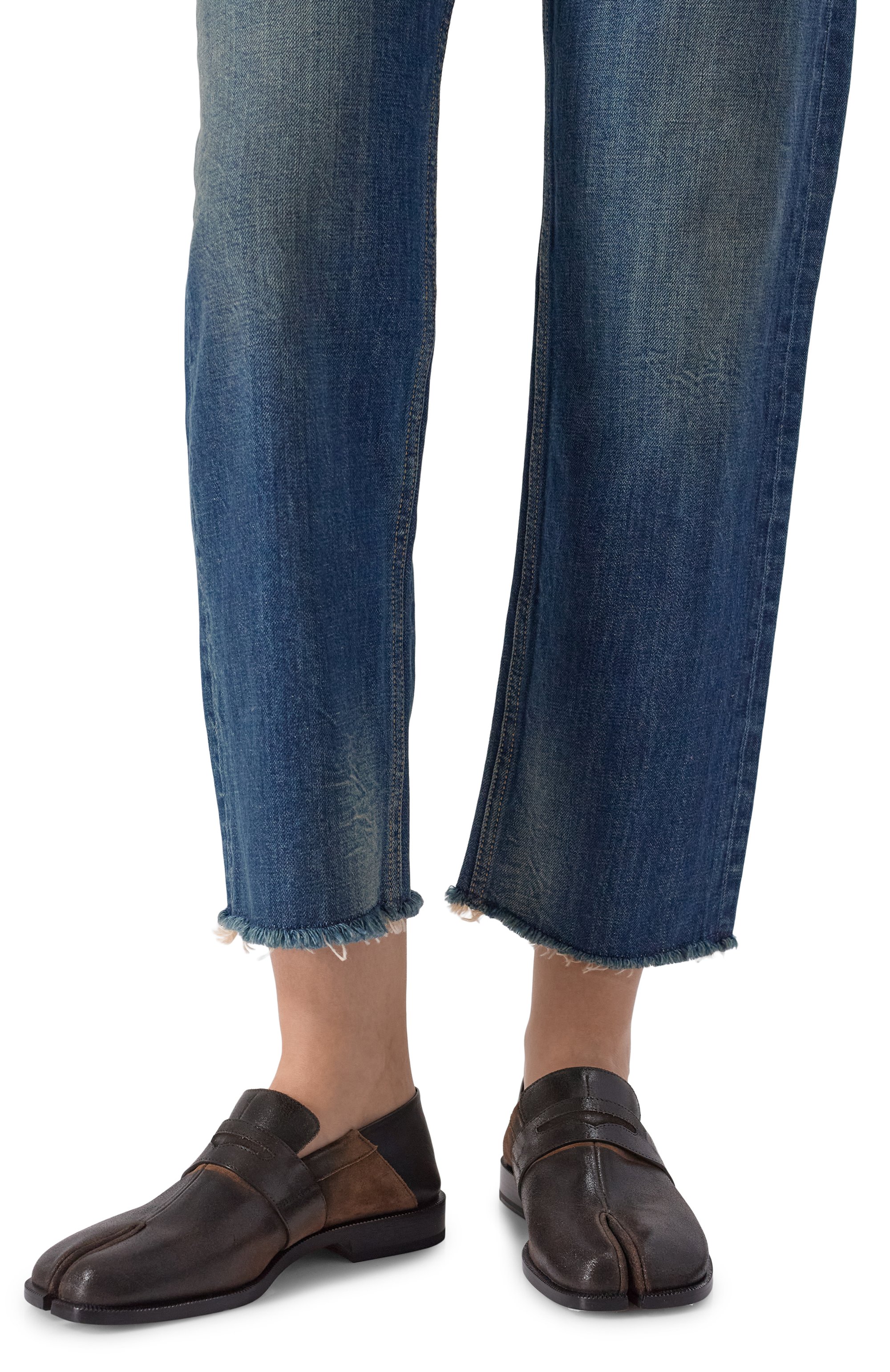 Замшевые пенни-лоферы tabi city MAISON MARGIELA, арт. S39WR0021/P7549, фото 2