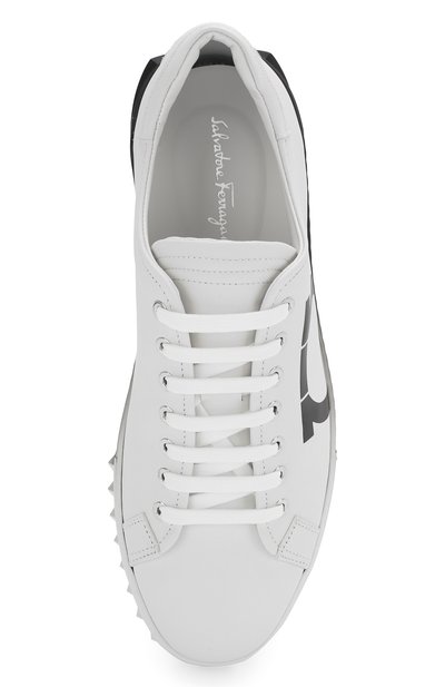 Кожаные кеды FERRAGAMO, арт. Z-07058723E, фото 5