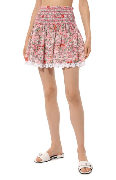 Хлопковая юбка POUPETTE ST BARTH, арт. WGLH24U0SYP, фото 3