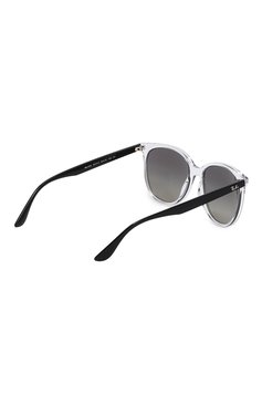 Женские солнцезащитные очки RAY-BAN прозрачного цвета, арт. 4378-647711 | Фото 5 (Нос: Не проставлено; Региональные ограничения белый список (Axapta Mercury): Не проставлено; Тип очков: С/з; Кросс-КТ: С/з-унисекс; Материал: Пластик; Очки форма: Квадратные; Оптика Гендер: оптика-унисекс)
