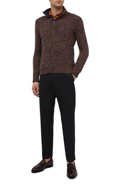 Шерстяной свитер GRAN SASSO коричневого цвета по цене 31250 руб., арт. 10102/25704, фото 2 Шерстяной свитер GRAN SASSO, арт. 10102/25704, фото 2