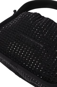 Женская сумка ryan ALEXANDER WANG черного цвета, арт. 20125R91T | Фото 3 (Материал сплава: Проставлено; Драгоценные камни: Проставлено; Материал: Текстиль; Размер: small; Женское Кросс-КТ: Вечерняя сумка)