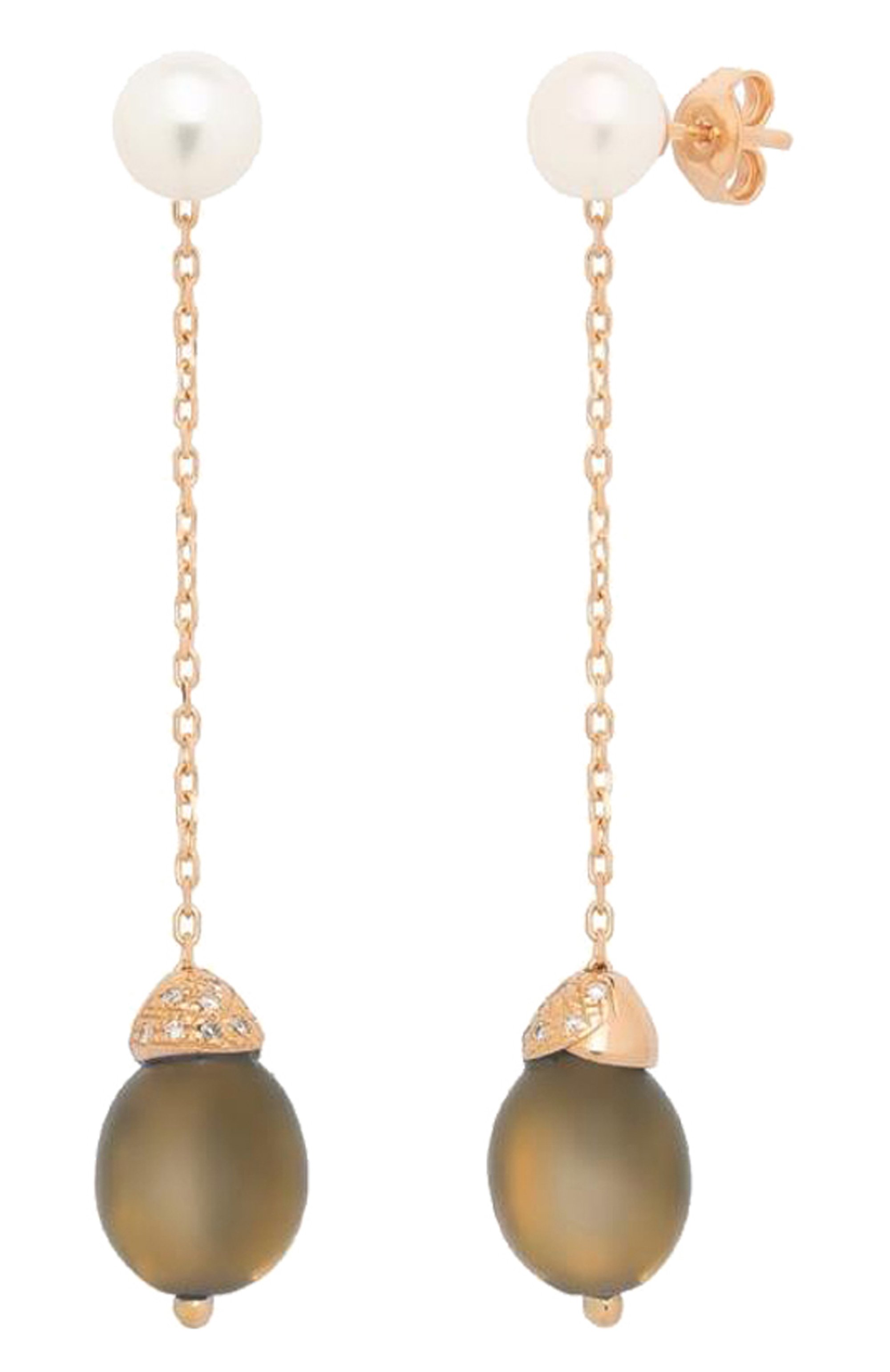 Серьги MIMI бесцветного цвета по цене 156000 руб., арт. O22BAKQC10-6, фото 2 Серьги MIMI, арт. O22BAKQC10-6, фото 2