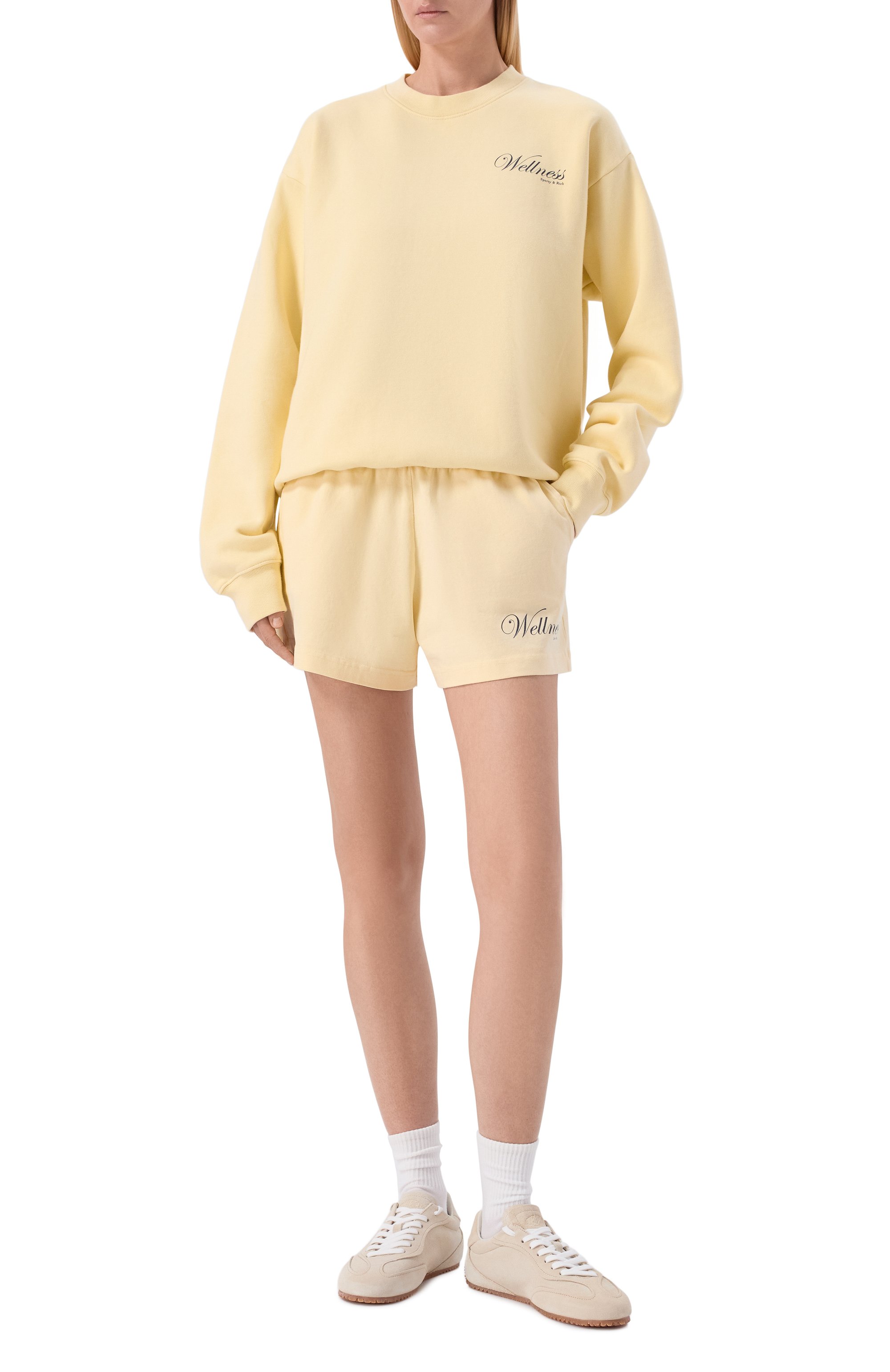 Хлопковый свитшот SPORTY AND RICH, арт. ST09876083YE02, фото 2