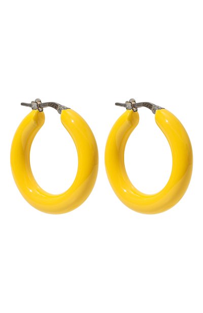Серьги JIL SANDER желтого цвета по цене 54250 руб., арт. J11VG0025 P4881, фото 3 Серьги JIL SANDER, арт. J11VG0025 P4881, фото 3