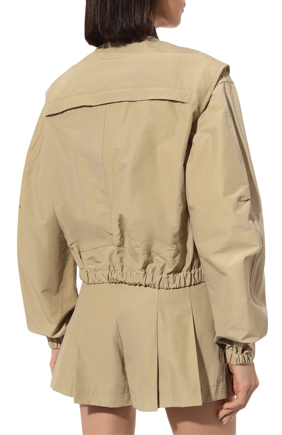 Бомбер HELMUT LANG бежевого цвета по цене 85550 руб., арт. N02HW402, фото 4 Бомбер HELMUT LANG, арт. N02HW402, фото 4