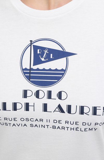 Хлопковая футболка POLO RALPH LAUREN, арт. 211827901, фото 5