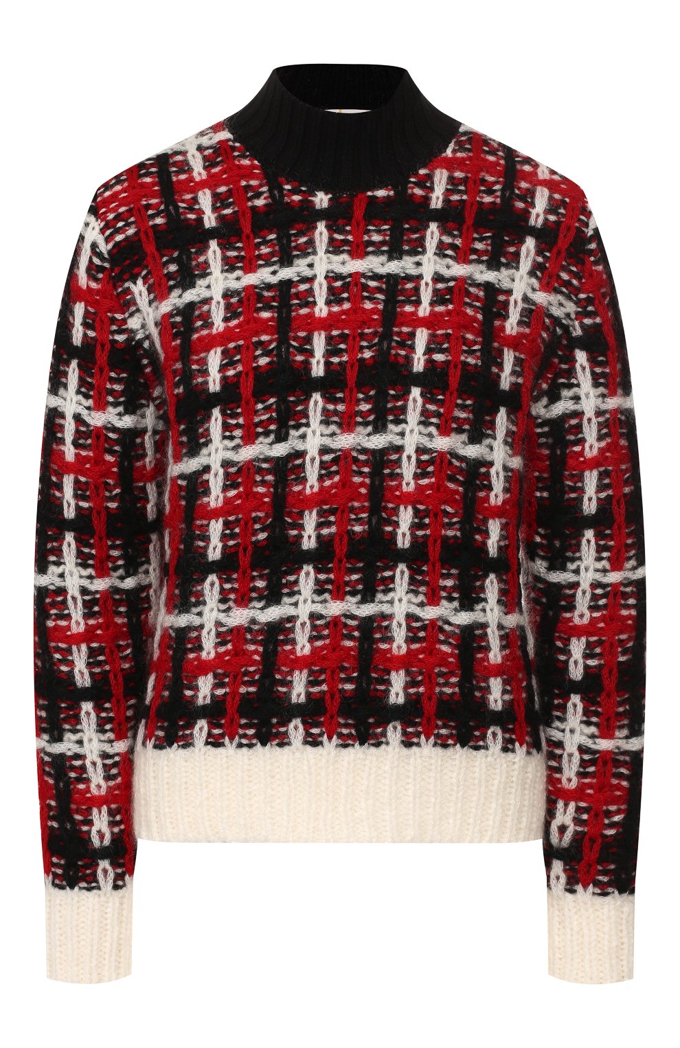 Шерстяной свитер AKIRA NAKA красного цвета по цене 62700 руб., арт. AW1954-REWH, фото 1 Шерстяной свитер AKIRA NAKA, арт. AW1954-REWH, фото 1