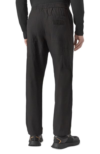 Хлопковые брюки ICEBERG черного цвета по цене 28950 руб., арт. B080/0032, фото 4 Хлопковые брюки ICEBERG, арт. B080/0032, фото 4