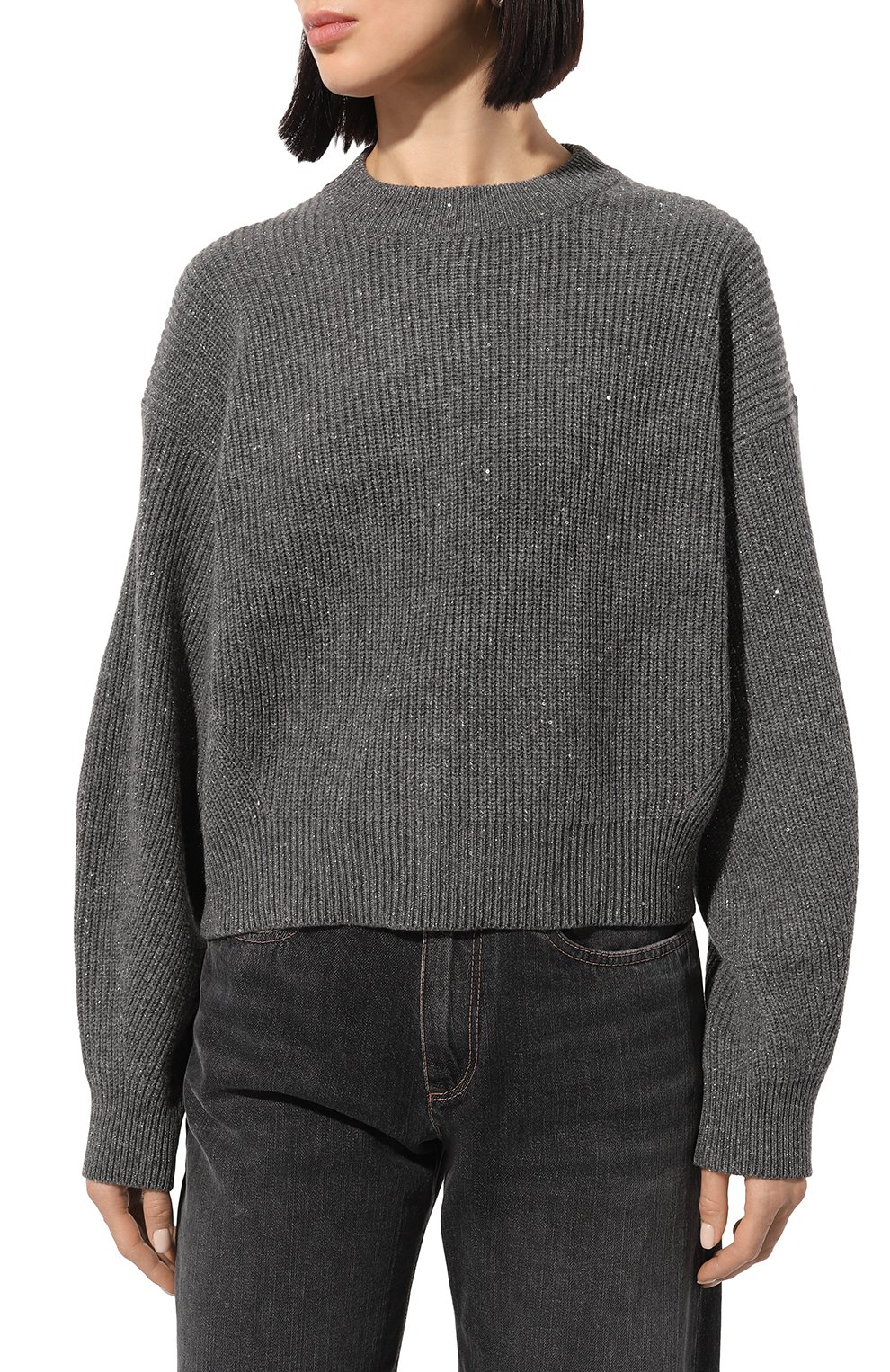 Свитер из кашемира и шерсти BRUNELLO CUCINELLI, арт. MBM75BP413, фото 3