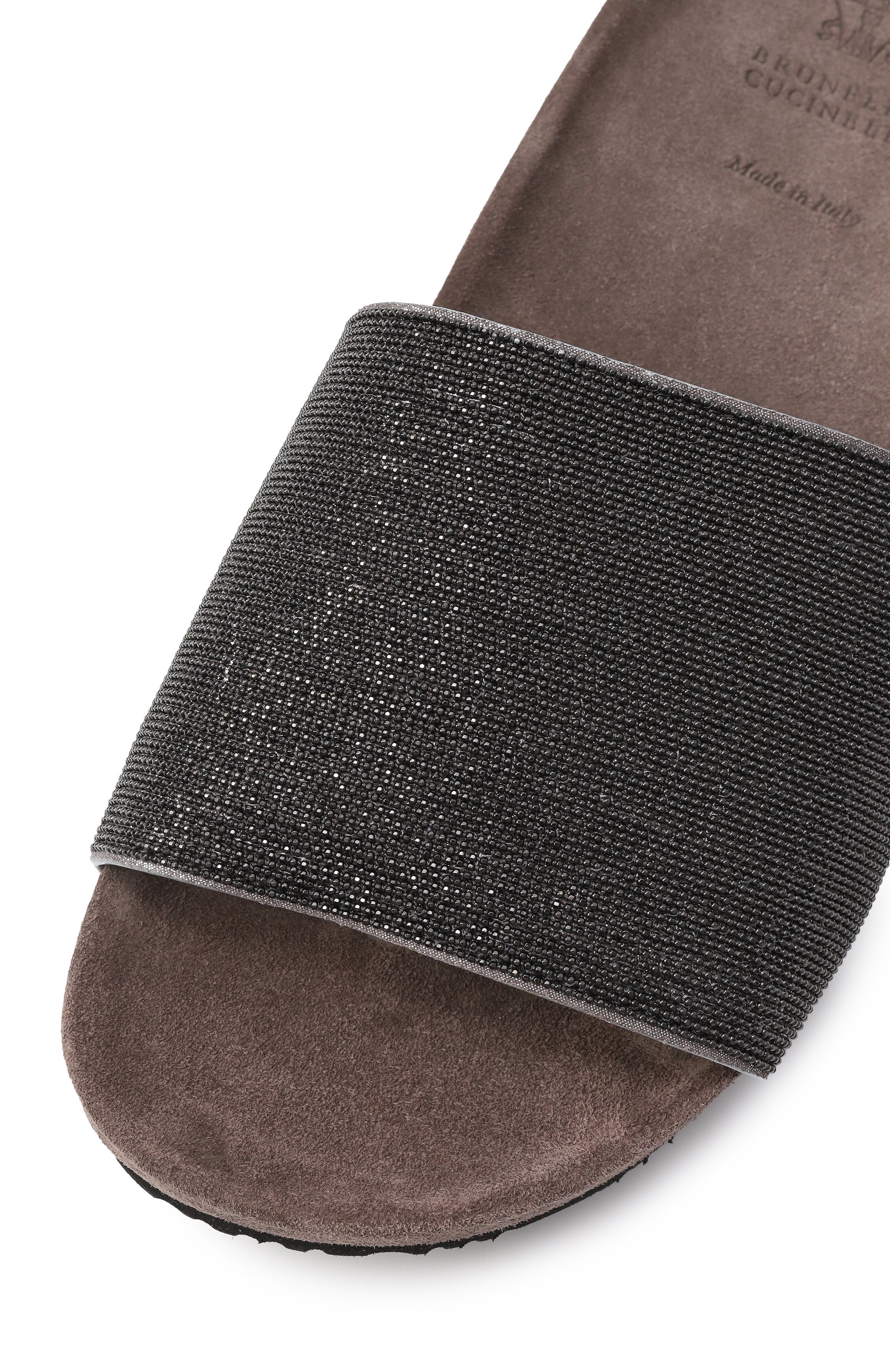 Замшевые шлепанцы BRUNELLO CUCINELLI, арт. MZMIG1390, фото 7