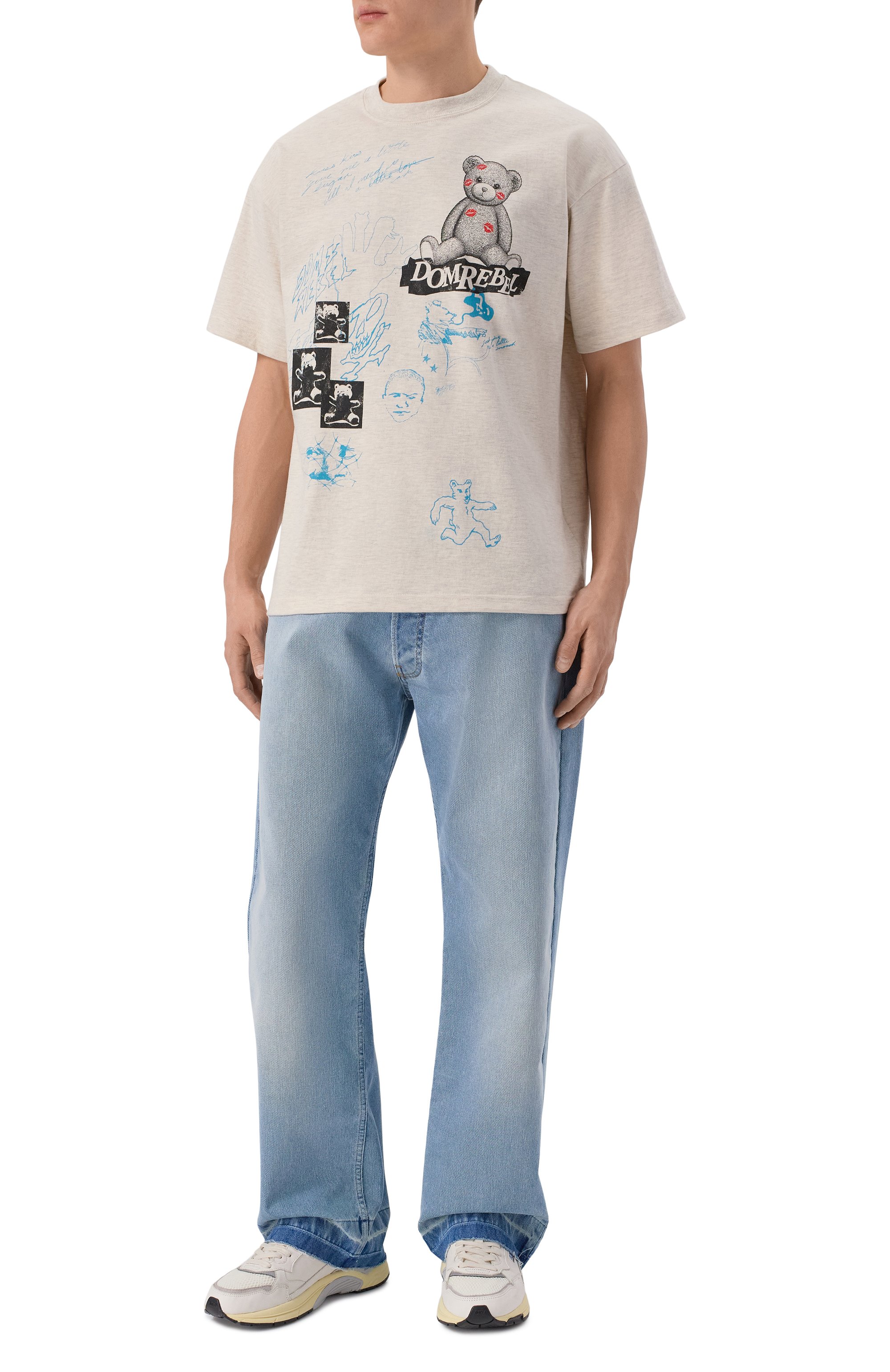 Хлопковая футболка DOMREBEL, арт. M HIGH L0W/T-SHIRT, фото 2