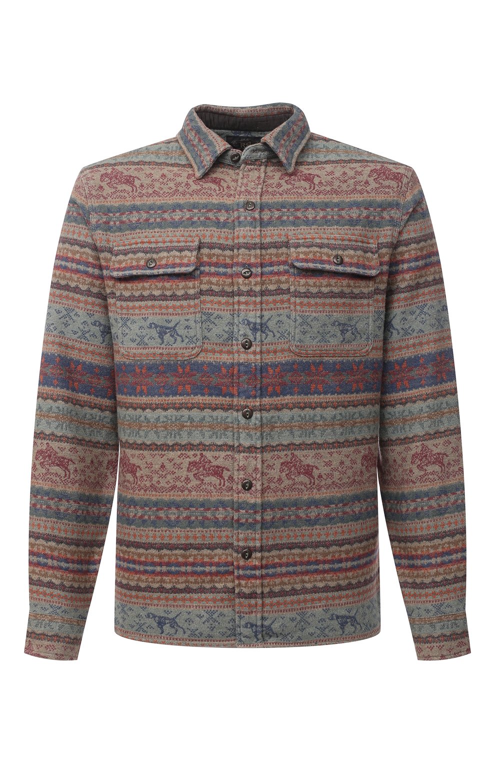 Хлопковая рубашка RRL, арт. 782799941, фото 1