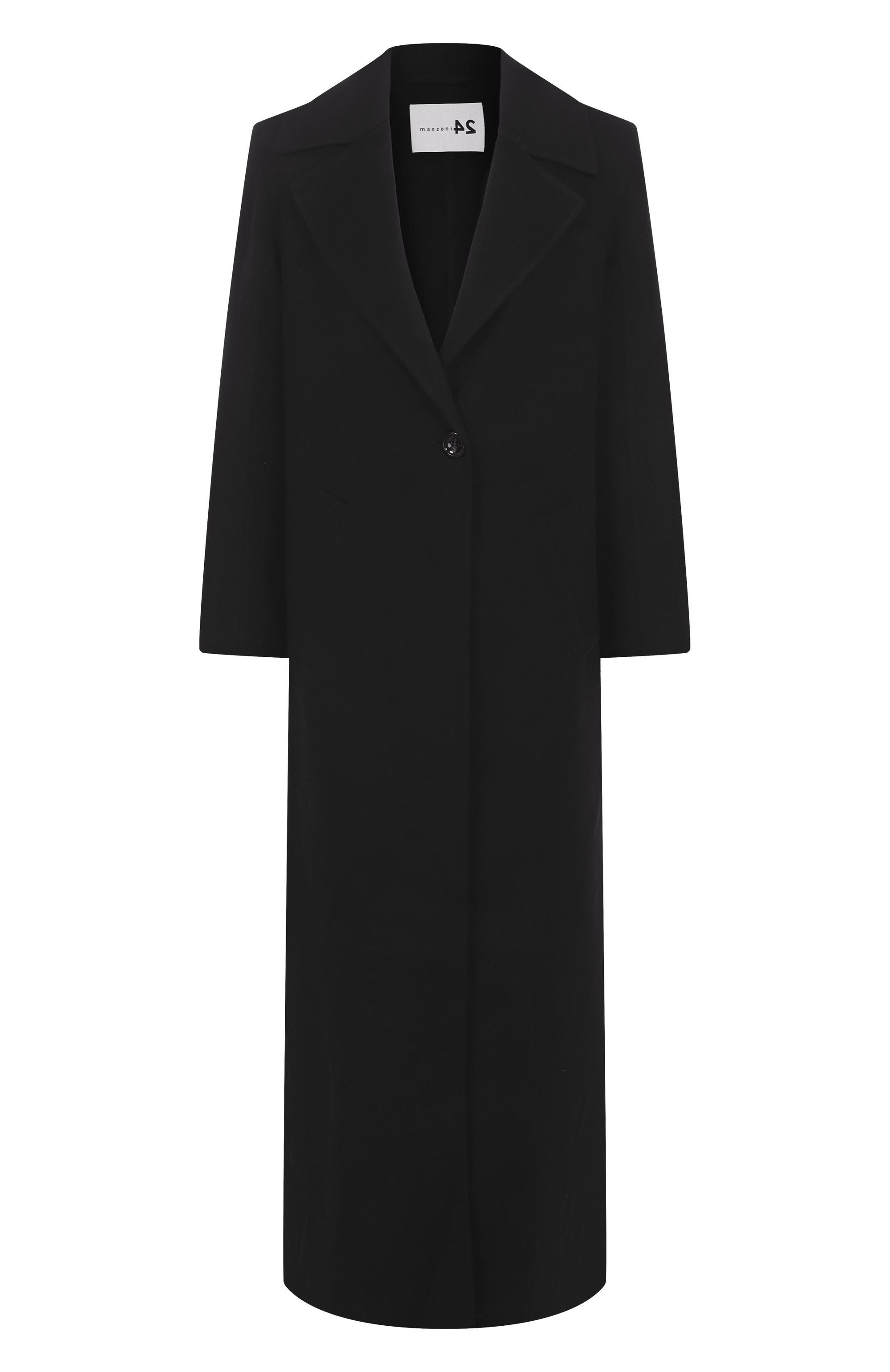 Пальто из шерсти и кашемира MANZONI24, арт. 25M1357-DB1/48, фото 1
