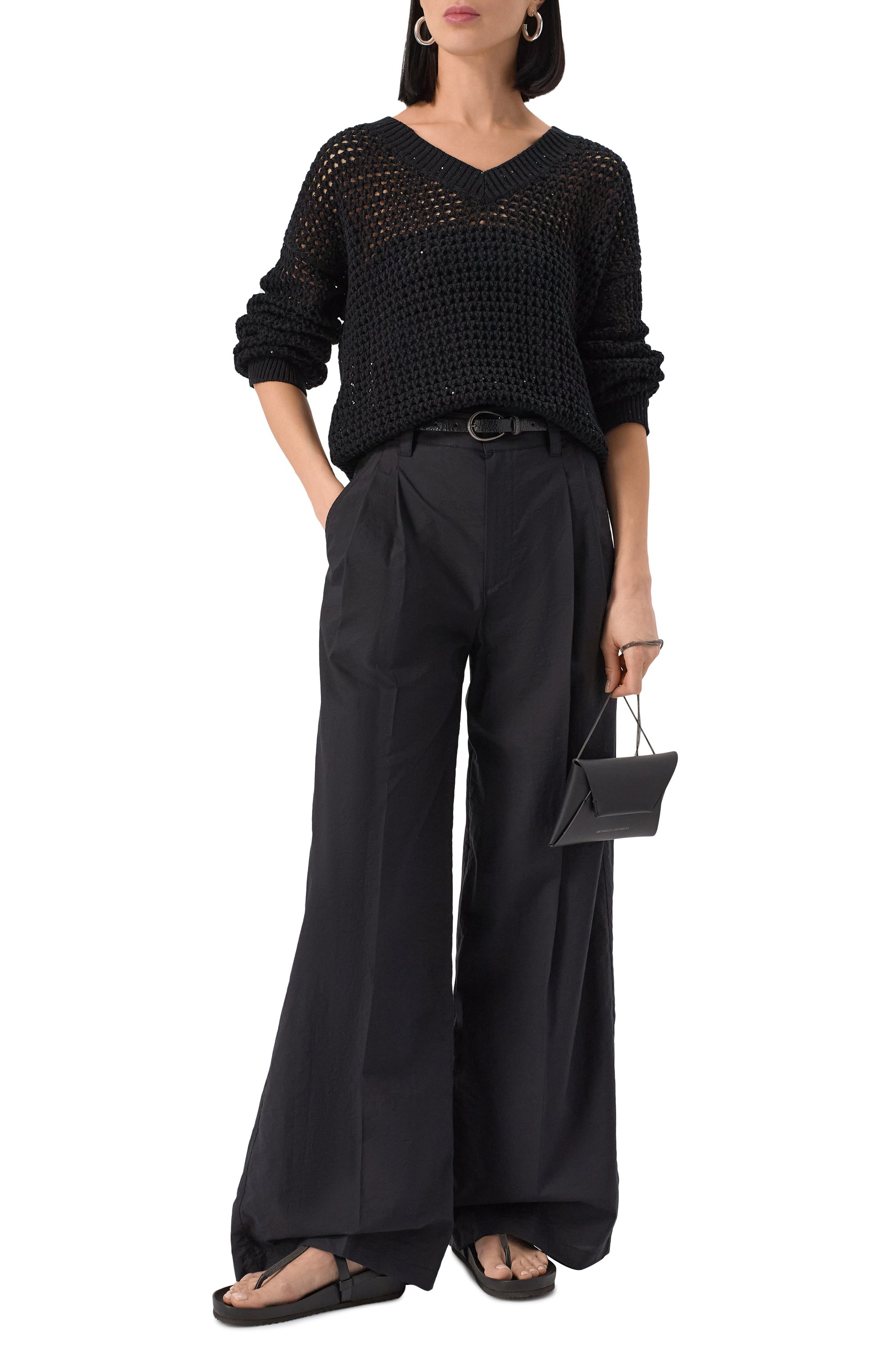 Хлопковые брюки BRUNELLO CUCINELLI, арт. M0F79P8853, фото 2