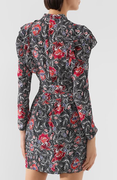 Шелковое платье ISABEL MARANT ETOILE, арт. R01463-19A032E/Y0ANA, фото 4