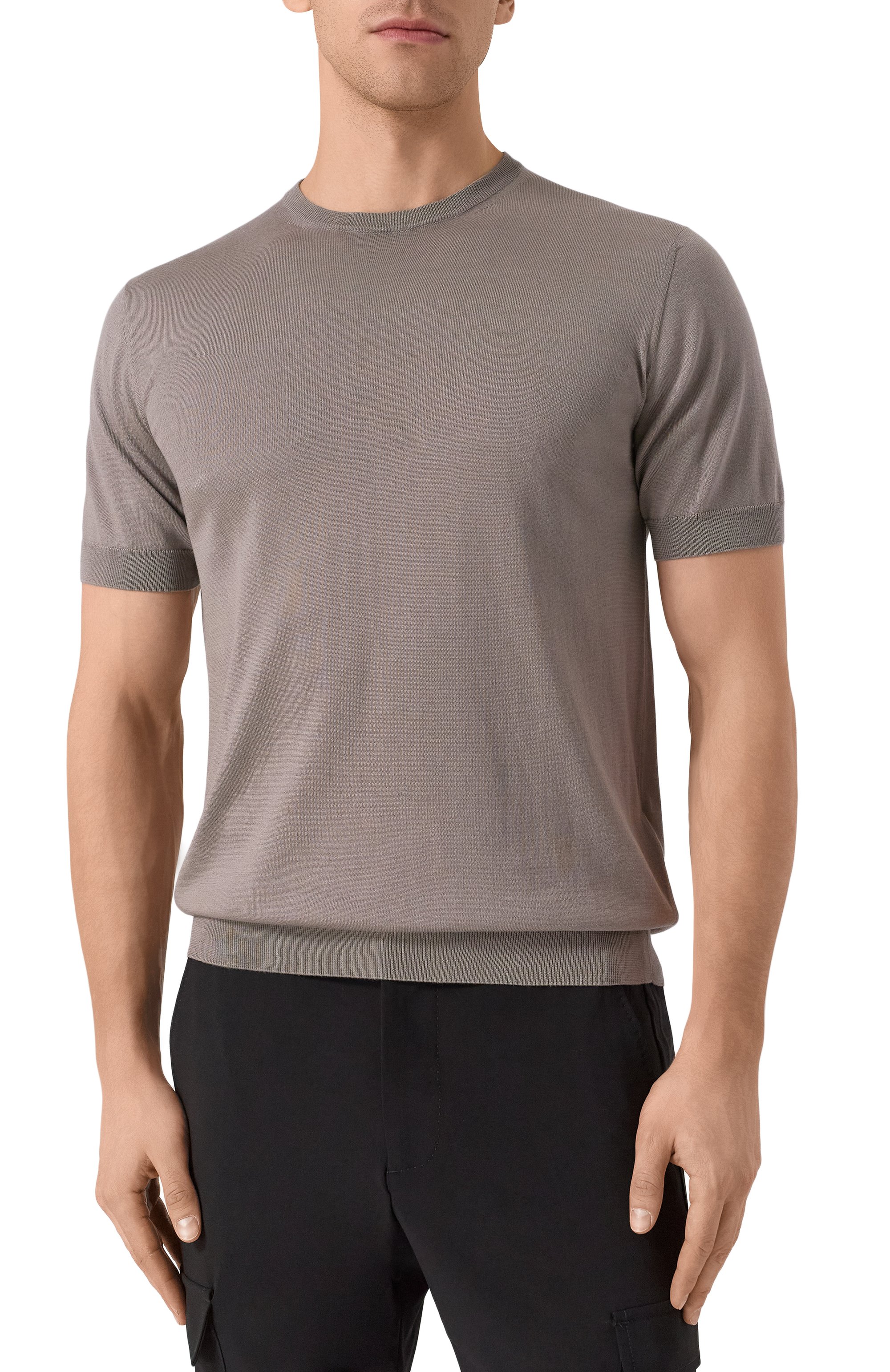 Джемпер из шелка и хлопка GIORGIO ARMANI, арт. 3HSM38/SM63Z, фото 3