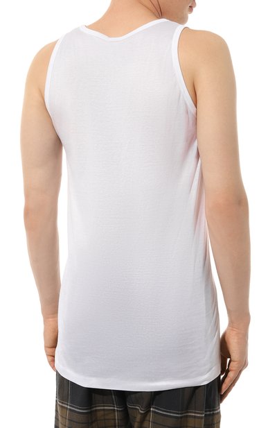 Хлопковая майка ZIMMERLI белого цвета по цене 15500 руб., арт. 252-8066, фото 4 Хлопковая майка ZIMMERLI, арт. 252-8066, фото 4