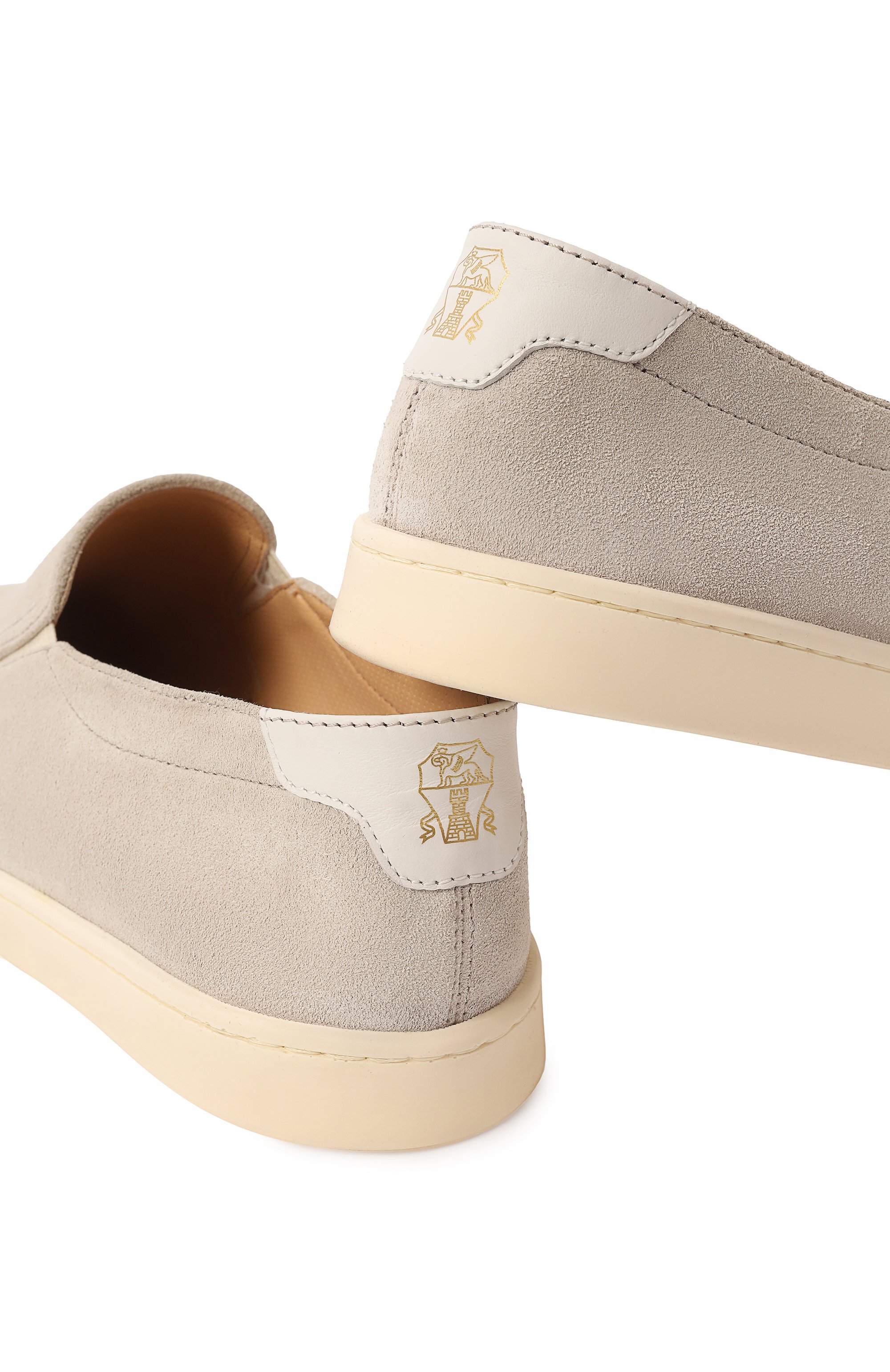 Замшевые слипоны BRUNELLO CUCINELLI, арт. MPUSIGN321, фото 7