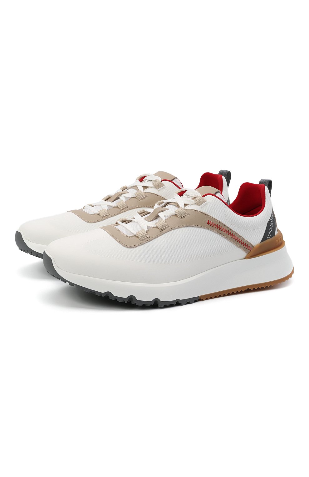 Комбинированные кроссовки BRUNELLO CUCINELLI, арт. MZUTBH0255, фото 1